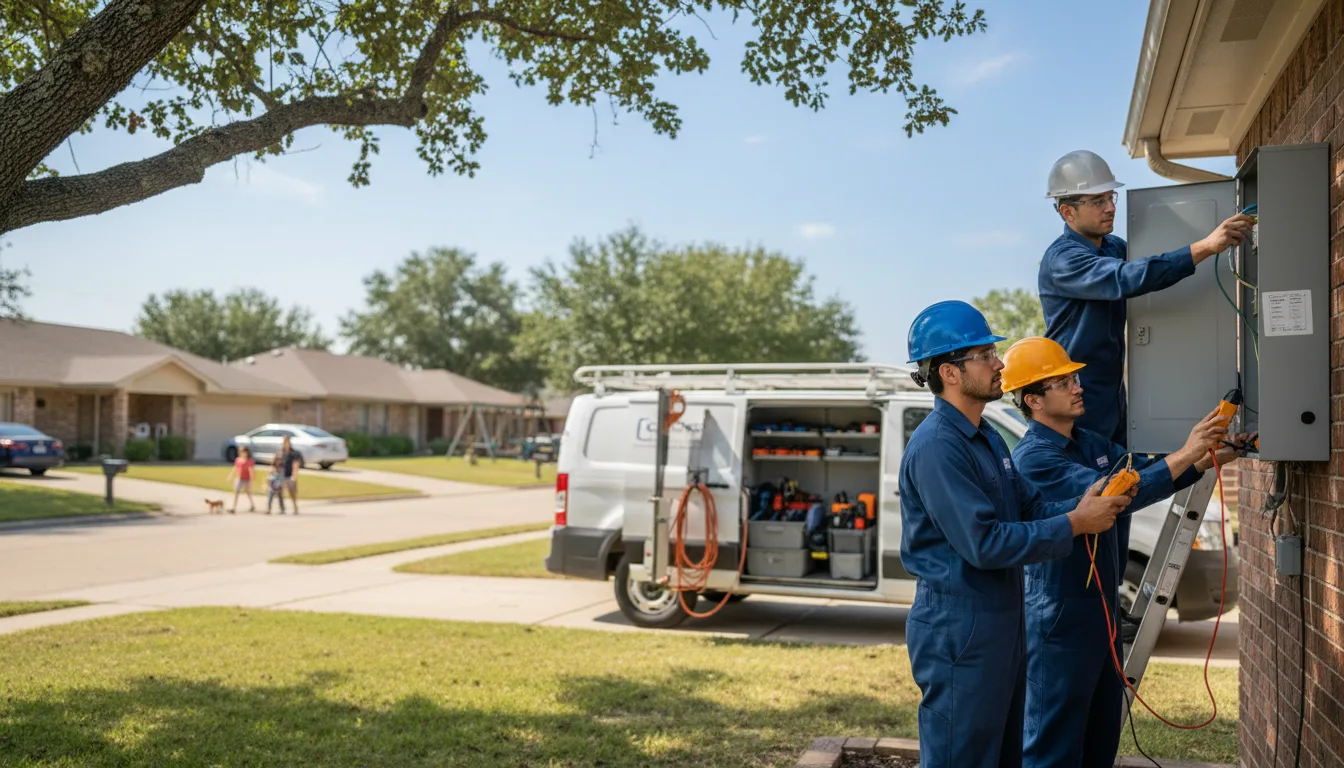 Certified electrician providing emergency electrical services in Port O Connor, TX